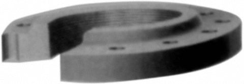 3" Pipe, 8-1/4" OD, 1-9/16" Hub Length, Iron Threaded Pipe Flange