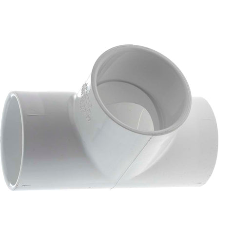 2-1/2" PVC Plastic Pipe Tee