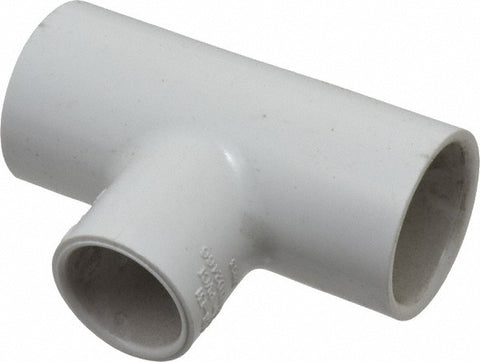 1 x 1 x 3/4" PVC Plastic Pipe Tee