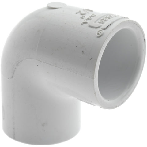 1/2" PVC Plastic Pipe 90&deg; Elbow