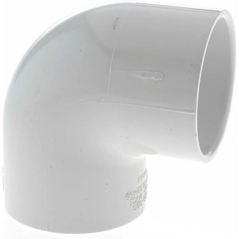 2" PVC Plastic Pipe 90&deg; Elbow