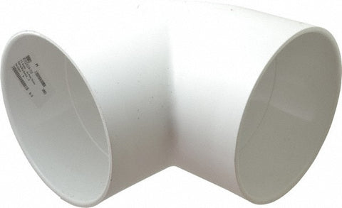 8" PVC Plastic Pipe 90&deg; Elbow