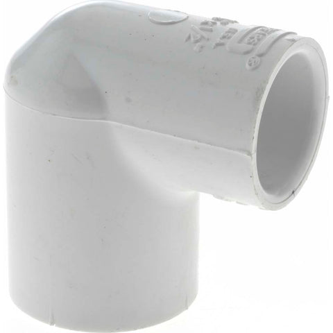 3/4 x 1/2" PVC Plastic Pipe 90&deg; Elbow