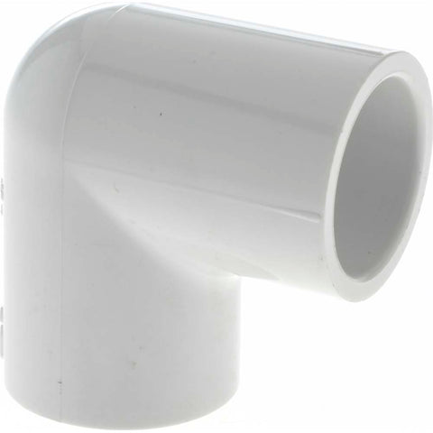 1/2" PVC Plastic Pipe 90&deg; Elbow