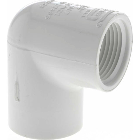 3/4" PVC Plastic Pipe 90&deg; Elbow