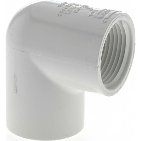 1" PVC Plastic Pipe 90&deg; Elbow