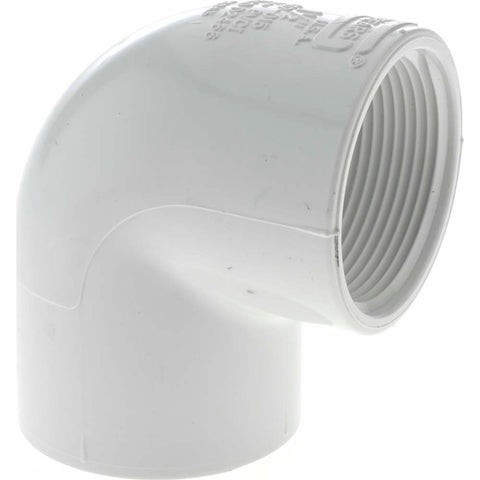 1-1/2" PVC Plastic Pipe 90&deg; Elbow