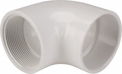 2" PVC Plastic Pipe 90&deg; Elbow