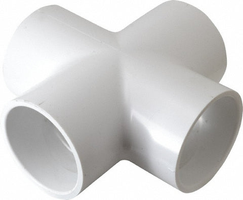 2" PVC Plastic Pipe Cross