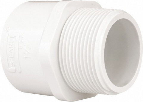 1-1/2" PVC Plastic Pipe Male Adapter