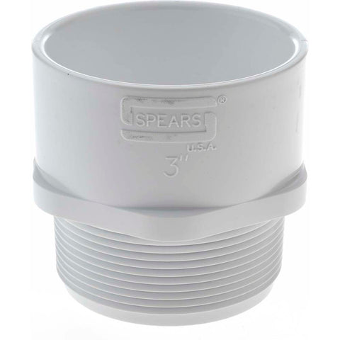 3" PVC Plastic Pipe Male Adapter