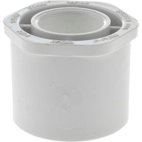 1-1/4 x 1/2" PVC Plastic Pipe Bushing