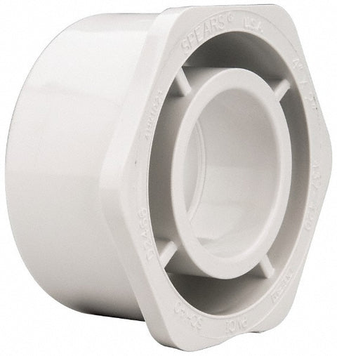 4 x 2" PVC Plastic Pipe Bushing