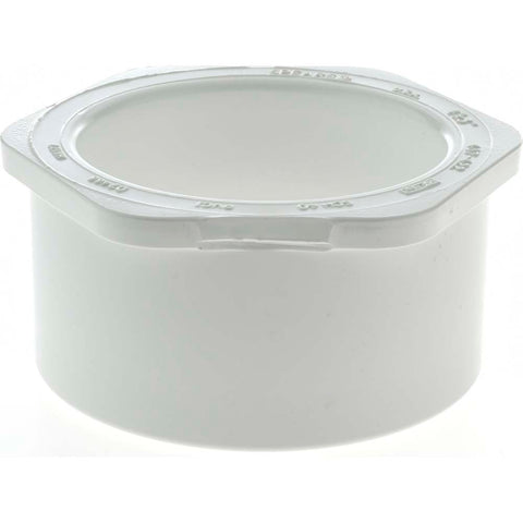 4 x 3" PVC Plastic Pipe Bushing