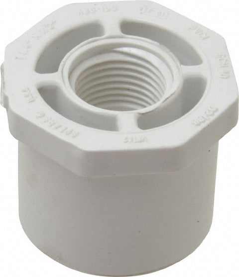 1-1/4 x 1/2" PVC Plastic Pipe Bushing