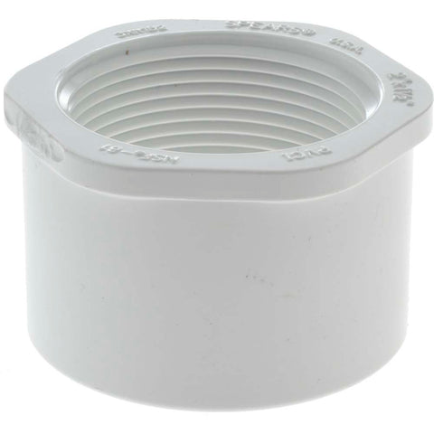 2 x 1-1/2" PVC Plastic Pipe Bushing