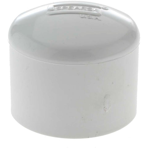 1-1/2" PVC Plastic Pipe End Cap