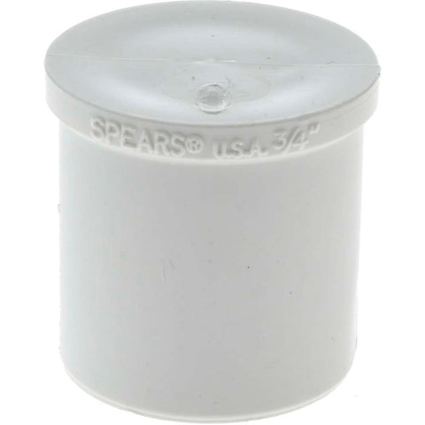 3/4" PVC Plastic Pipe Plug