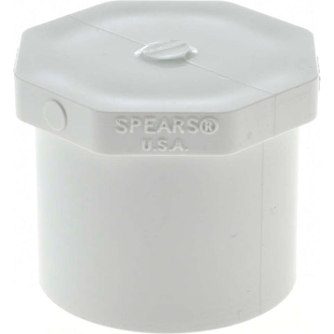 1-1/4" PVC Plastic Pipe Plug