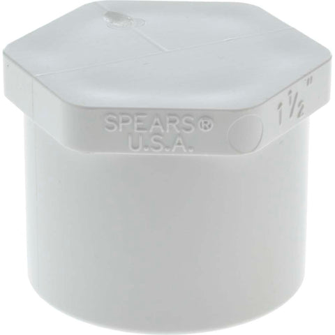 1-1/2" PVC Plastic Pipe Plug