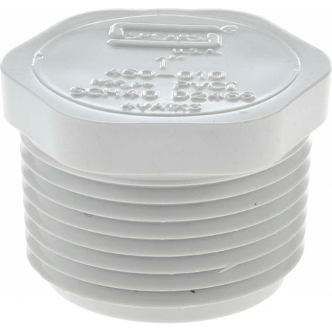 1" PVC Plastic Pipe Plug