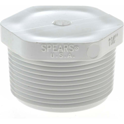 1-1/2" PVC Plastic Pipe Plug