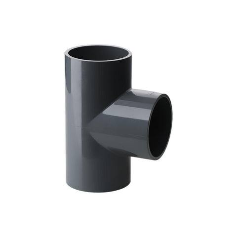 1-1/2" PVC Plastic Pipe Tee