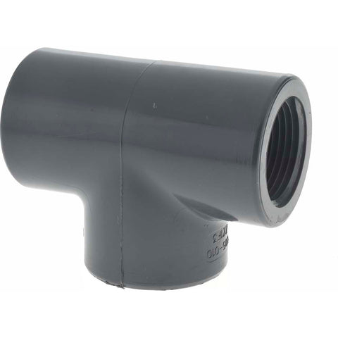 1" PVC Plastic Pipe Tee