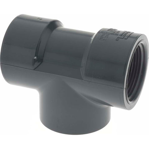 1-1/4" PVC Plastic Pipe Tee