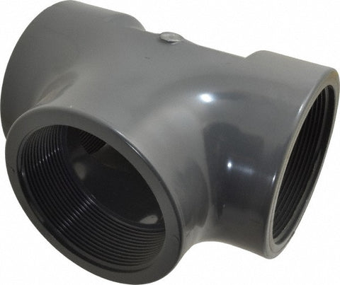 4" PVC Plastic Pipe Tee