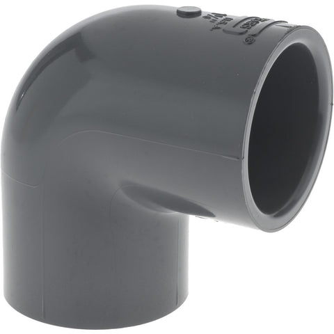 1-1/4" PVC Plastic Pipe 90&deg; Elbow
