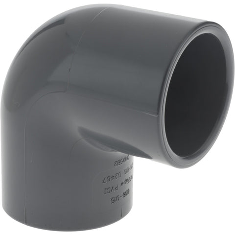 1-1/2" PVC Plastic Pipe 90&deg; Elbow
