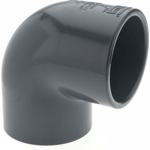 3" PVC Plastic Pipe 90&deg; Elbow