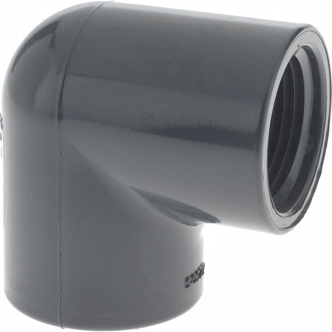 3/4" PVC Plastic Pipe 90&deg; Elbow