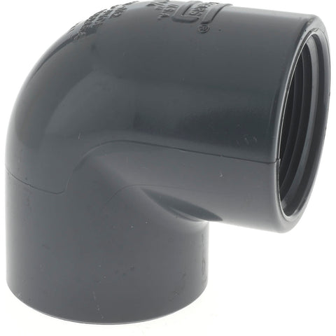 1-1/4" PVC Plastic Pipe 90&deg; Elbow