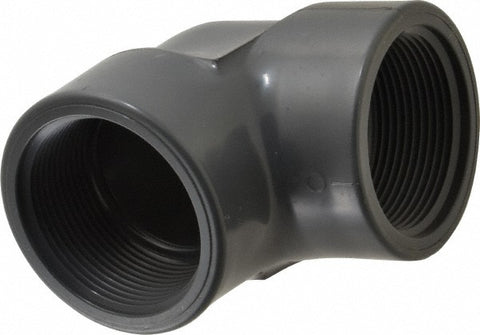 2-1/2" PVC Plastic Pipe 90&deg; Elbow