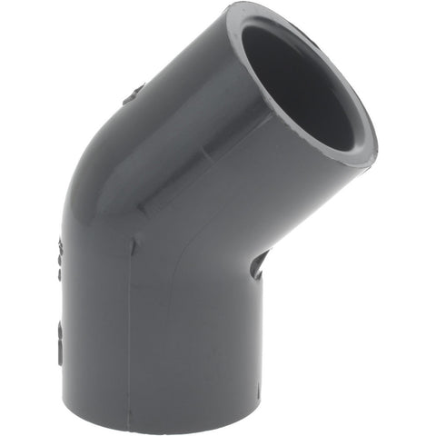 1/2" PVC Plastic Pipe 45&deg; Elbow
