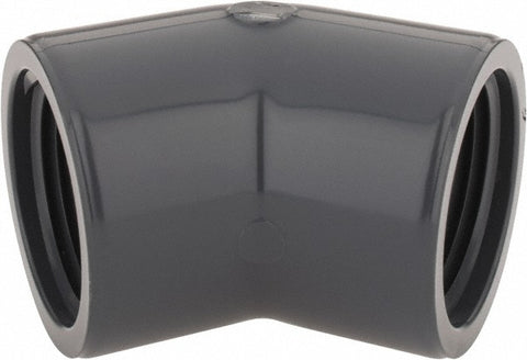 1" PVC Plastic Pipe 45&deg; Elbow