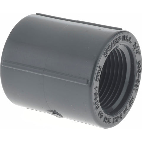 3/4" PVC Plastic Pipe Coupling