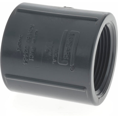1-1/4" PVC Plastic Pipe Coupling