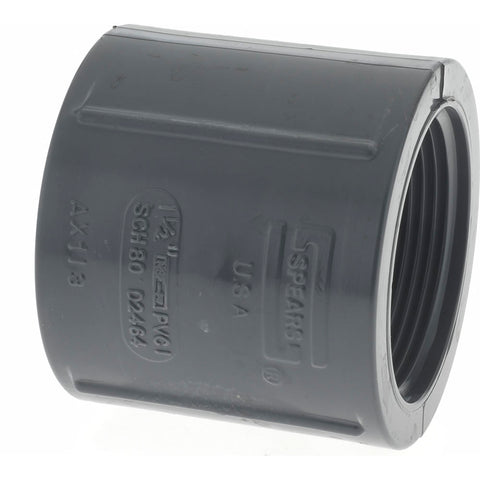 1-1/2" PVC Plastic Pipe Coupling