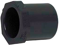 2-1/2 x 1" PVC Plastic Pipe Reducer Bushing