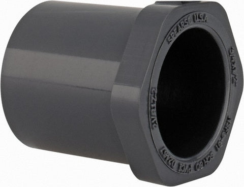 3/4 x 1/2" PVC Plastic Pipe Bushing