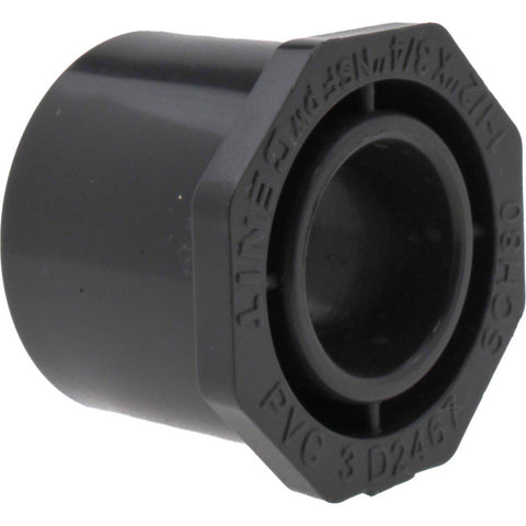 1-1/2 x 3/4" PVC Plastic Pipe Bushing