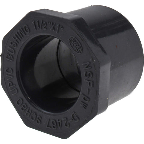 1-1/2 x 1" PVC Plastic Pipe Bushing