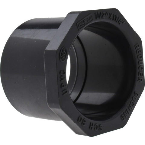 1-1/2 x 1-1/4" PVC Plastic Pipe Bushing