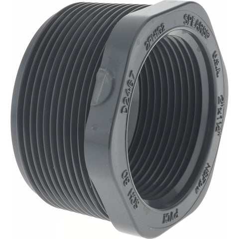 2 x 1-1/2" PVC Plastic Pipe Bushing
