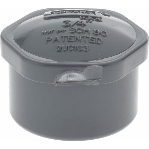 3/4" PVC Plastic Pipe End Cap