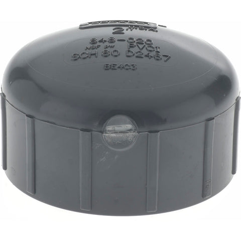 2" PVC Plastic Pipe End Cap
