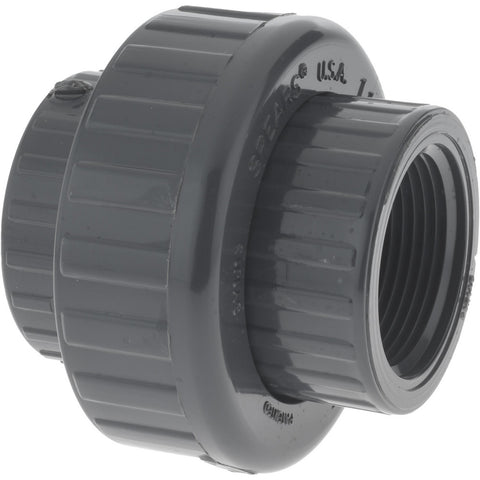 1-1/4" PVC Plastic Pipe Union with EPDM O-Ring